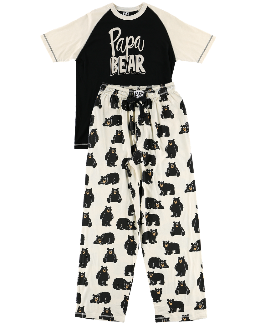 Let's get cozy papa bear pajamas Clearance