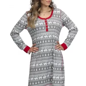 Women's Nordic Bear Nightshirt