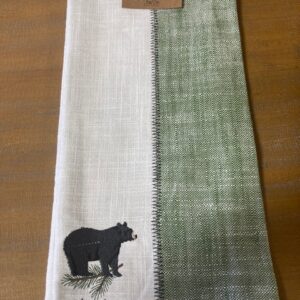 Two-Toned Pine Cone Tea Towel