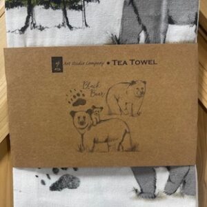 Colored Mama & Cub Tea Towel