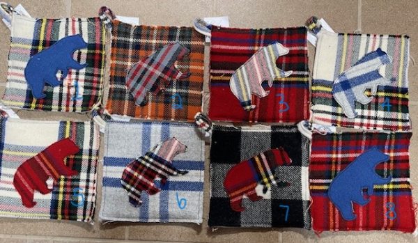Flannel Bear Pot Holders