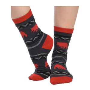 Cabin Bear Adult Sock