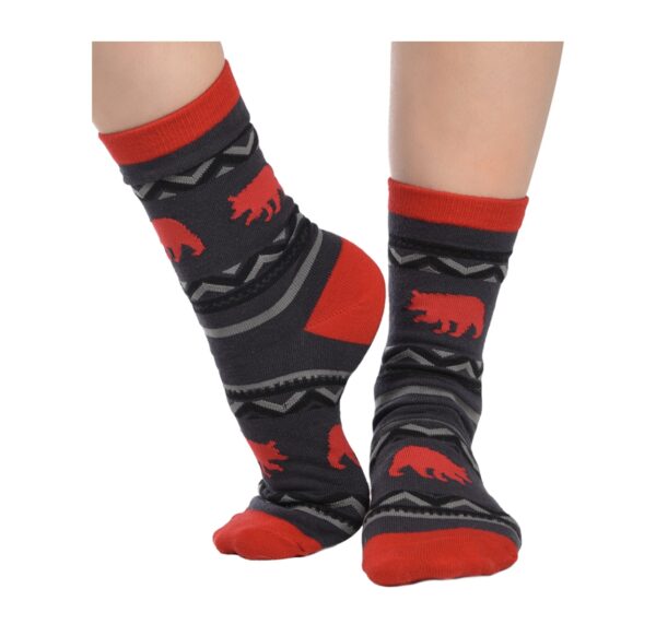 Cabin Bear Adult Sock