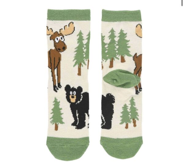 Kids Bear & Moose Hug Socks